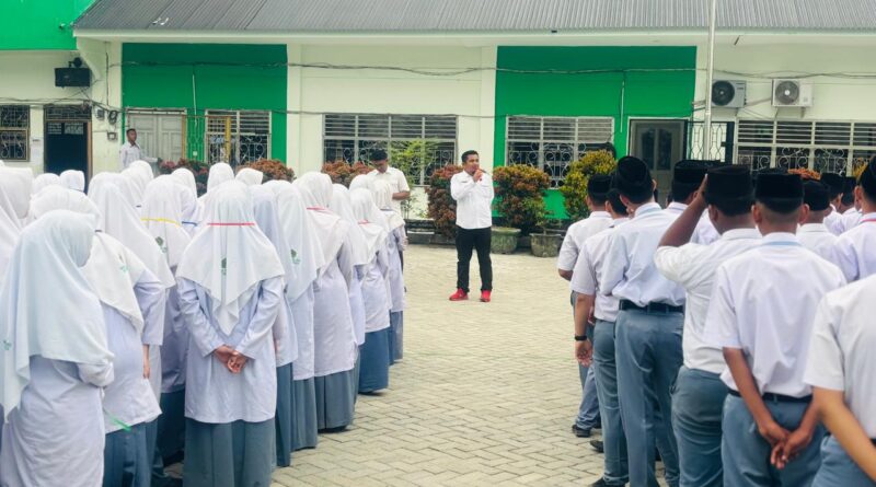 Pacu Semangat Siswa, WKM Kesiswaan MAN Tanjungbalai Berikan Motivasi Hadapi Asesmen Madrasah
